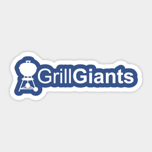 Grill Giants Plain Style Front Print Sticker